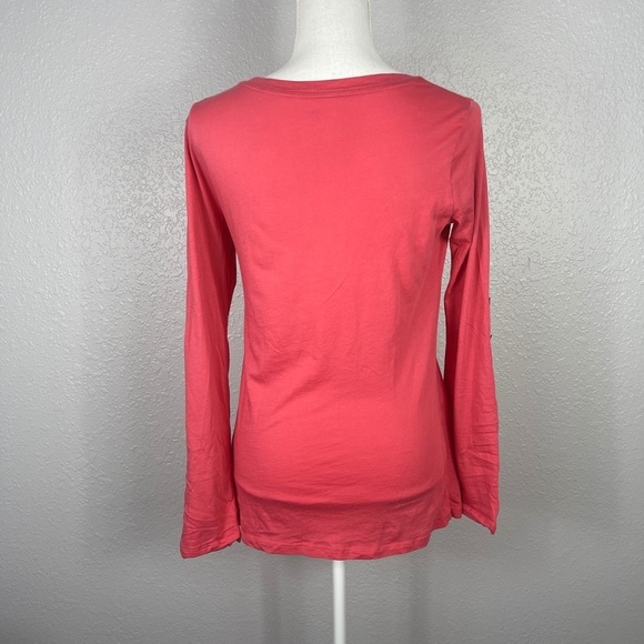 Women's Gap Salmon long sleeve shirt Medium - Picture 5 of 7